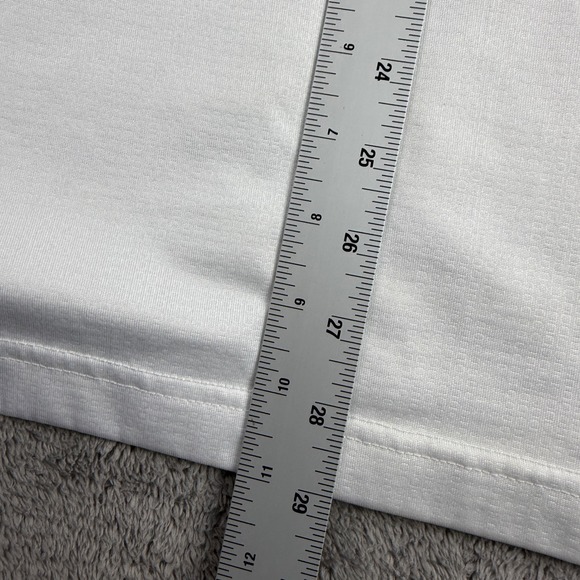 Adidas Pitt Climalite Golf Polo Shirt Mens Large White - Picture 8 of 15